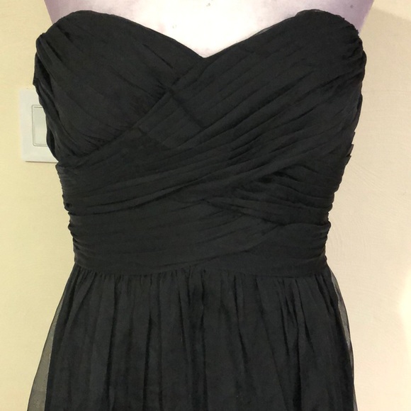 Madelyn Black Silky Chiffon - Picture 7 of 9